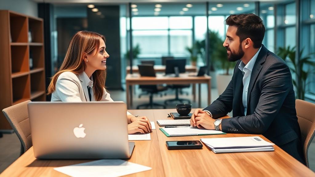 Professional consultation and client meeting